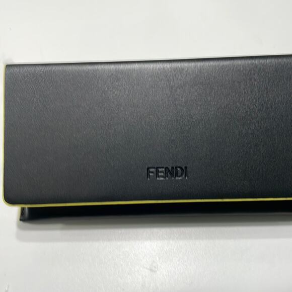 Fendi 53mm Cat Eye Sunglasses black and blue stripes - Picture 11 of 15